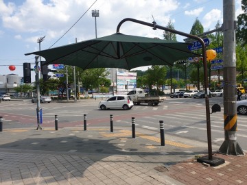 폭염대비 그늘막 운영에 나선 김포시