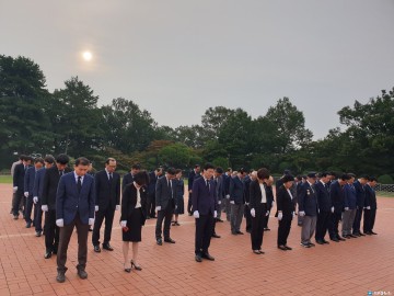 충북남부보훈지청, 10월 충혼탑 참배 실시