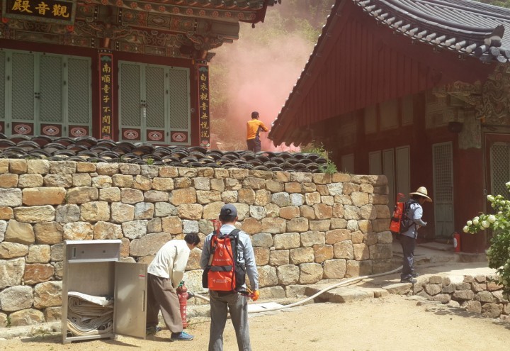 영덕군, 석가탄신일 대비 전통사찰 합동소방훈련 실시