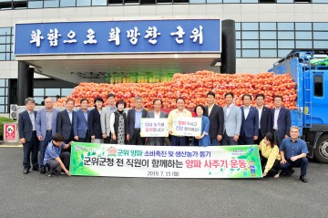 김영만 군위군수, “양파농가 고통을 함께 나누자”