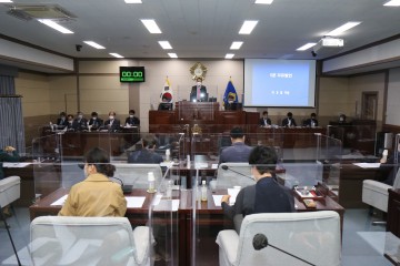 의원들의 조례안 등 상주시의회,제207회 임시회 폐회