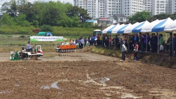 사천시, 못자리 없는 벼농사 시대 선도