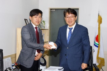 태인나눔청년회 사랑나눔 헌혈증서 기탁