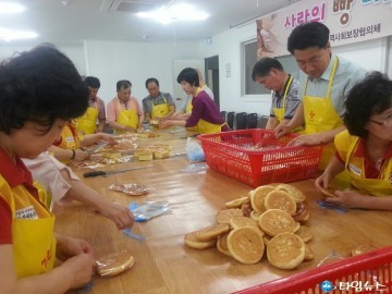 노인 및 장애인 가정에 손수 만든 빵 750개 전달
