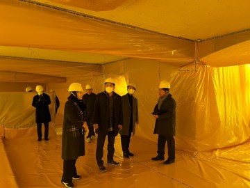 광주서부교육청, 겨울방학 공사 현장 안전점검 실시