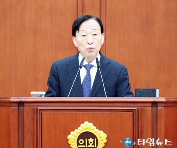 시정연설 하는 설동호 대전시교육감