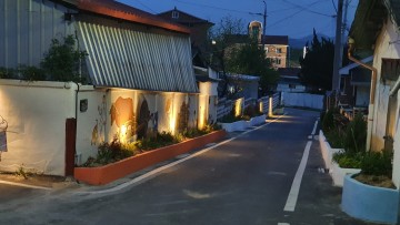 이웃사촌 시범마을 골목정원 조성하는 의성군