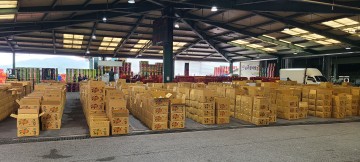 상주시, 생감 수확철 맞아 공판 및 수매 시작