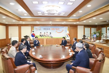김천시의회 의장단, 유관기관 방문 현안 청취