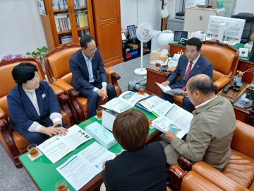 명현관 해남군수, 예산심의 돌입한 국회 찾아 국비 확보 나서
