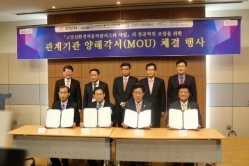 고양시, 한국자동차산업협회와 MOU 