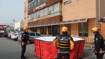 보성소방서 주요대상물 인명구조 합동 현장적응훈련 