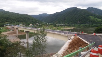 영월군, 고립지구 해소 가재골교 개통