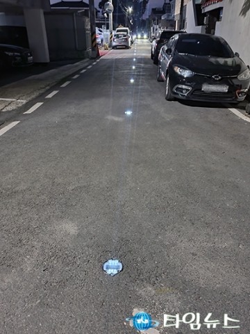 대전 중구, 안전한 귀가를 돕는 바닥등 설치