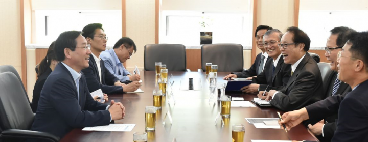 대만 포모사 그룹 방문 린젠난 CEO 면담 및 인천투자설명회