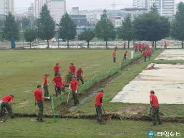 충북도내 곳곳에서 폭우피해 복구 구슬땀