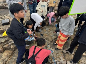 의성군, 초등학생 대상 공룡발자국 화석산지 탐방 프로그램 진행