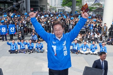 이재명, 제주 방문 후 PK행…양산 집중 유세