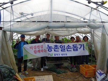  이심전심 함께하는 흥덕구 세무과 농촌일손돕기