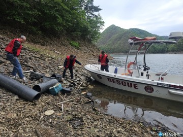 특수임무유공자회 충청북도지부, 수변환경 정화활동 실시