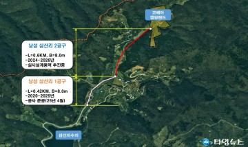 청주시, 낭성 삼산리 농어촌도로 1공구 정비사업 조기 준공