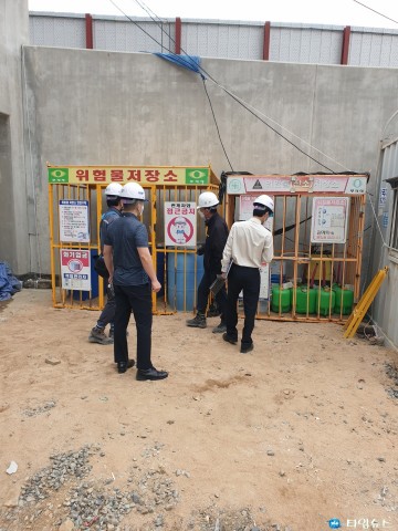 경북소방, 대형공사장 화재안전관리 현장점검 실시