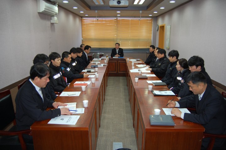 오산소방서  2015년 1분기 청렴동아리 정기회의 개최