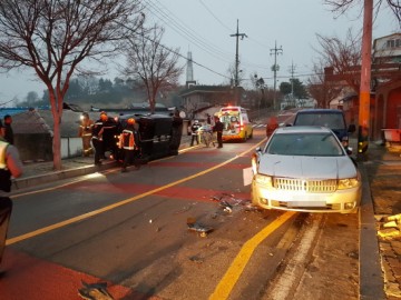 장성소방서 119구조대, 장성군 교통사고 현장 인명구조