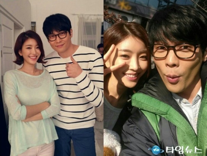 장준유 · 최다니엘 광고촬영장 다정한 밀착 셀카 공개 ‘우월 비주얼’