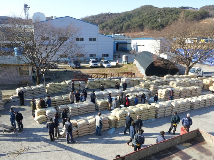 산청군, 공공비축미 매입 완료