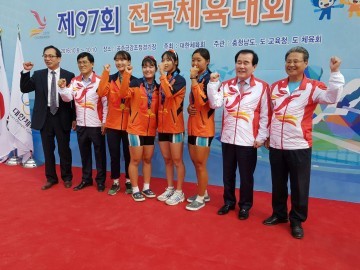 충남교육청, 충남 종합2위 달성에 고등부 선수단 큰 역할!