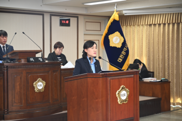 김선옥 중구의회 의원, 본회의서 주민 신뢰 회복 촉구