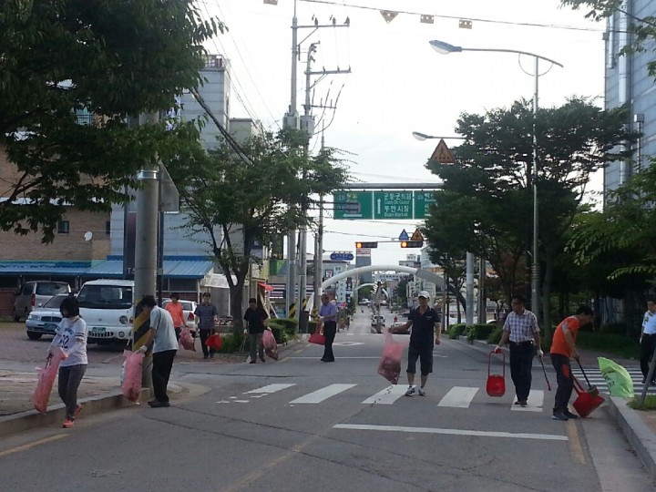 부안군, 부안읍 시가지 거리환경 정화활동 호평