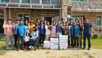충북도 토지정보과 직원들 사랑 나눔 봉사활동 펼쳐