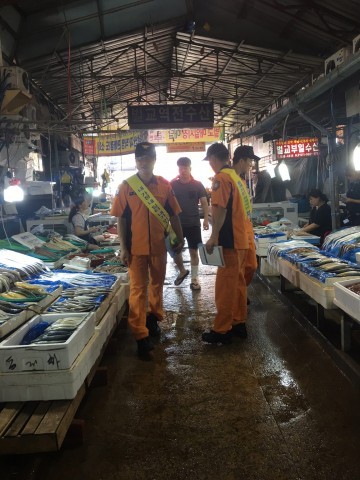 보성소방서, 벌교읍 소방차 길 터주기 캠페인 실시 