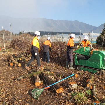 충북농기원, 영농부산물 파쇄지원단 본격 가동