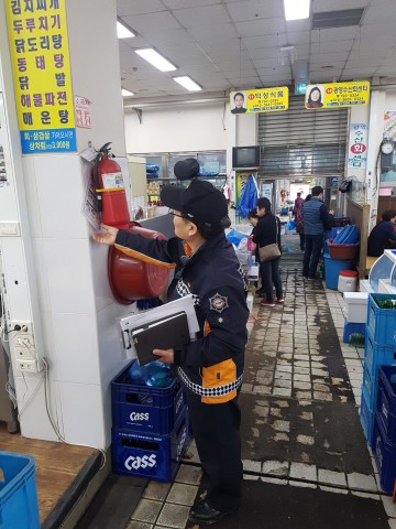 광영안전센터 전통시장 화재예방 안전캠페인 실시