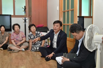 윤경희 청송군수, 폭염에도 지역 방문 