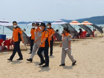 경북소방본부장, 119시민수상구조대 현장점검