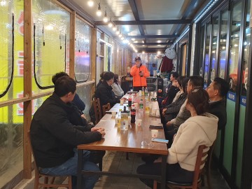 태안군 신두리해수욕장 회원들 '별빛거리 조성해 탐방객 안전까지 일석이조' 추진...
