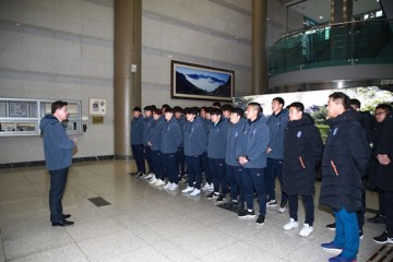 경남 남해서 동계훈련 담금질하는 천안시축구단