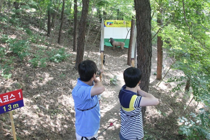 제2회 예천세계활축제 활사냥체험 시험 운영