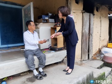 충북남부보훈지청, 추석 맞아 국가유공자 위문 실시