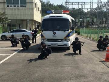 상당서 北 핵실험 등 위기상황 대비 112타격대 출동훈련 