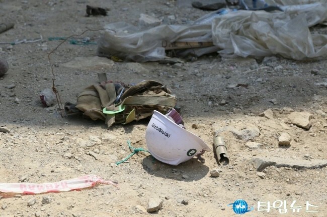 천안 백석문화대 외식산업관 신축공사현장 비계 무너지면서 3명 사망!!