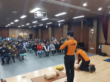 여수소방서, 여서119안전센터 여수시종합장애인복지관 심폐소생술 교육 실시!