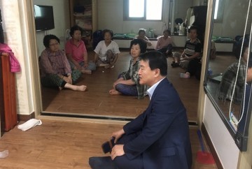 경주시 박재오 내남면장 경로당 부임 인사