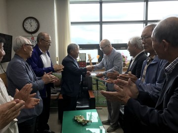  양구군 노인회 기부금 전달