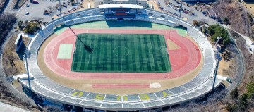 여수진남경기장 친환경 트랙으로 교체…내년 4월까지 이용중지