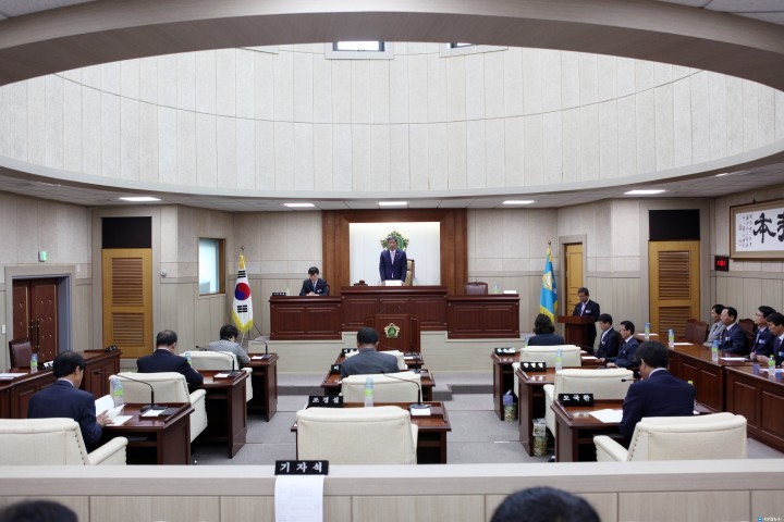 예천군의회, 제202회 임시회 개회